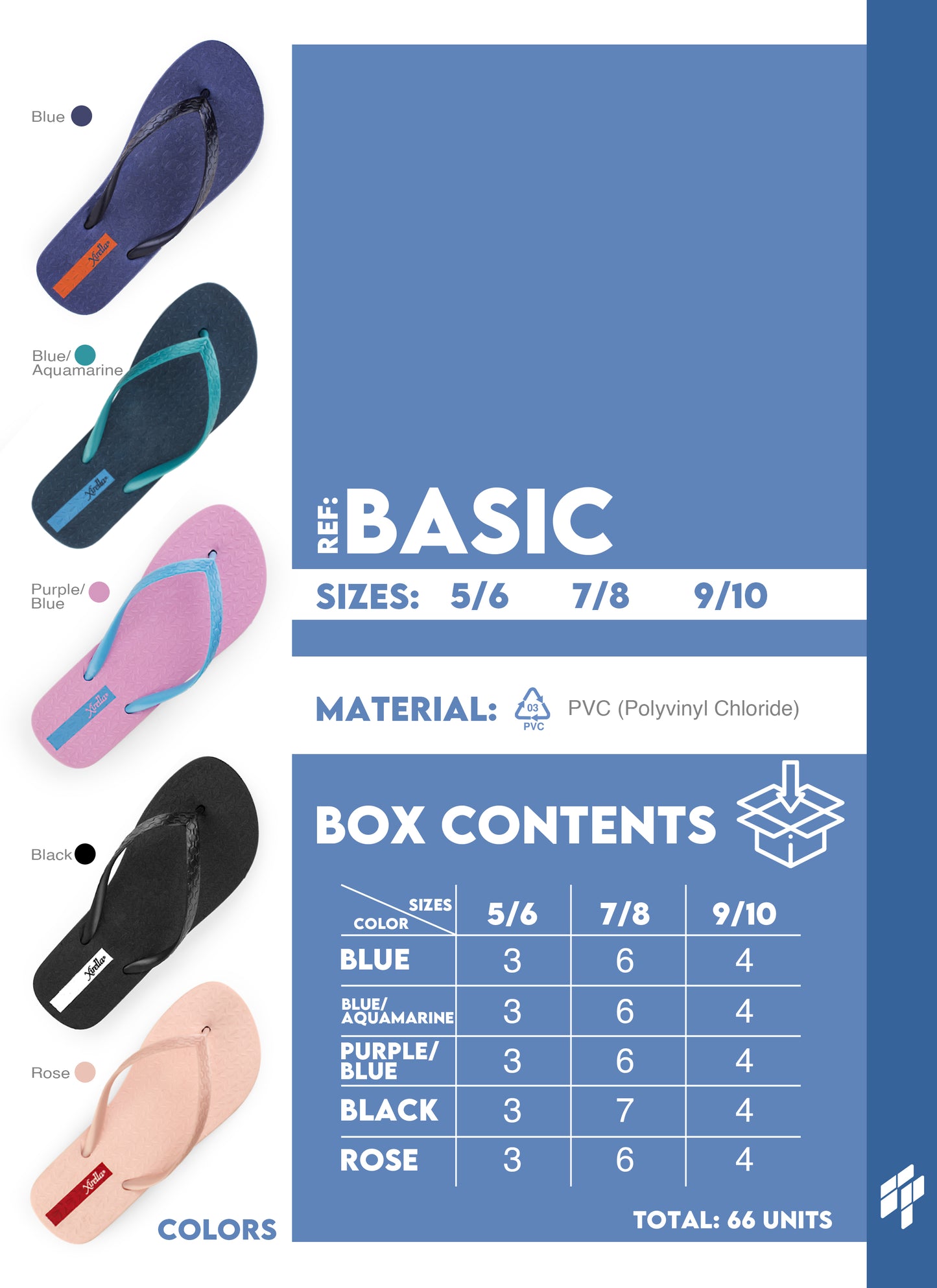 Basic Women - Black/Blue/Blue-Aquamarine/Pink/Purple-Blue/Red-Black