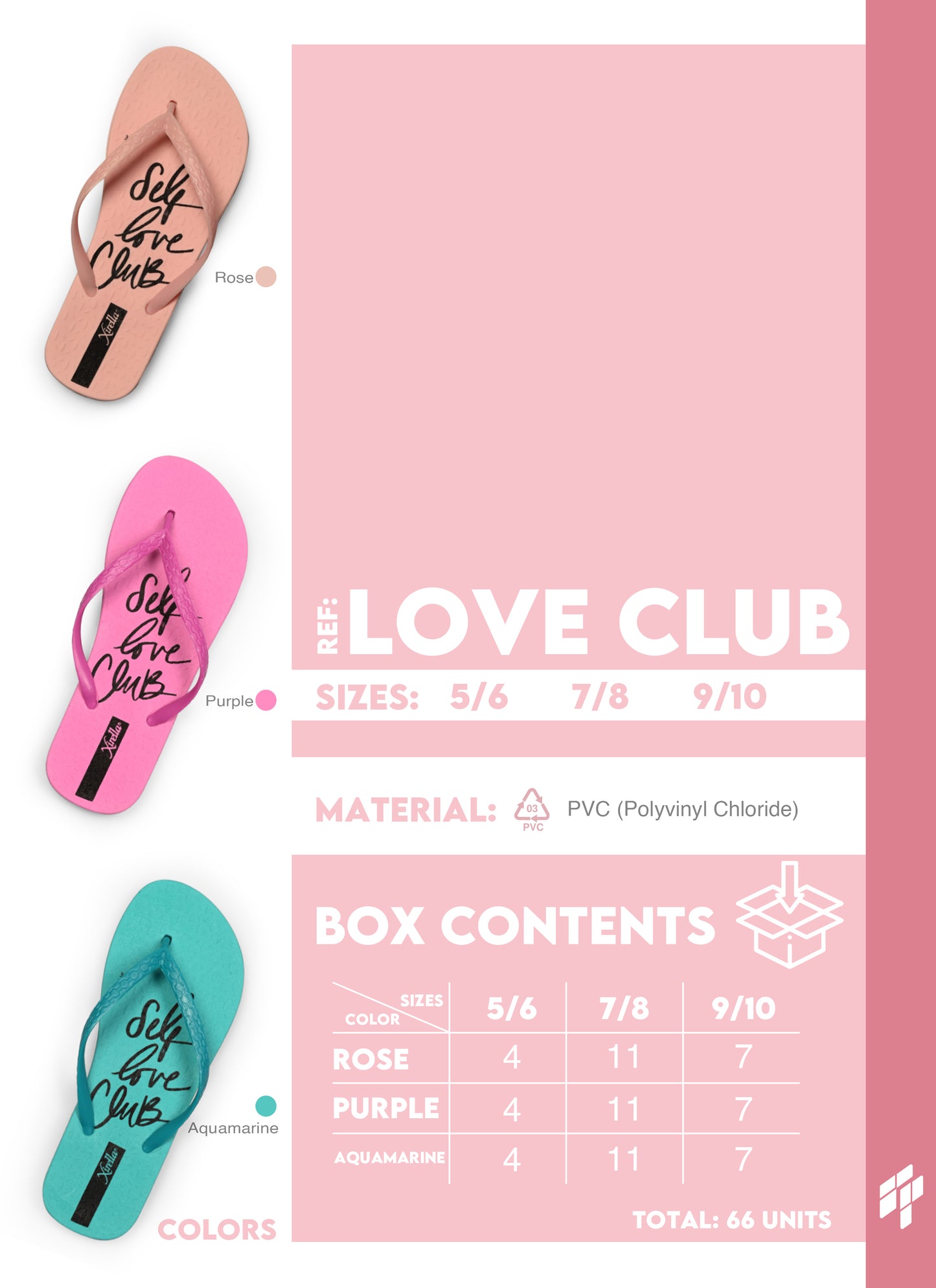 Love Club Women - Aquamarine/Pink/Purple