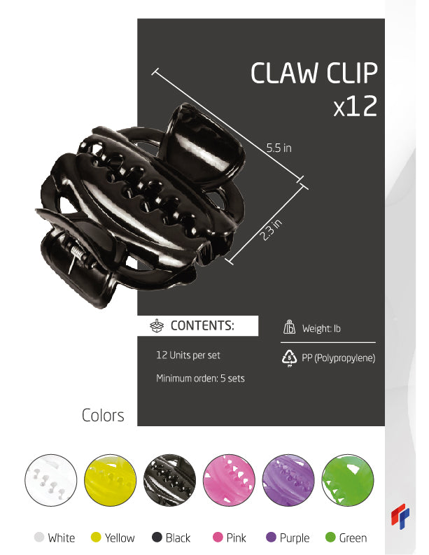 Claw Clip x 12