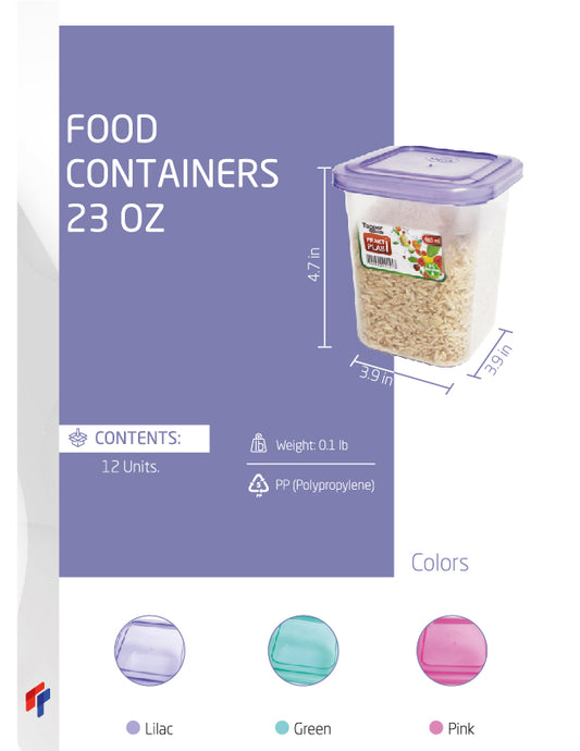 Food Containers 23 OZ