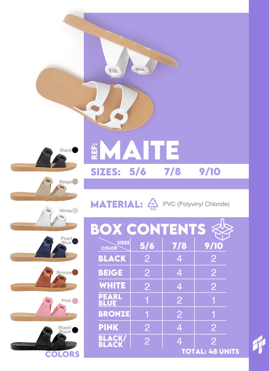 Maite Women - Beige/Black/Black-Black/Blue/Bronze/Pink/White