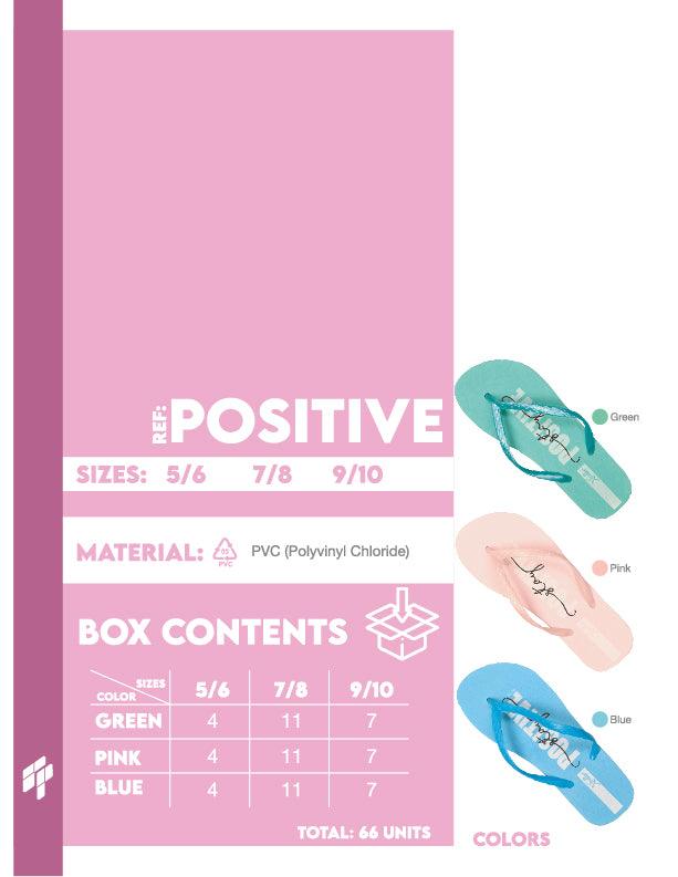 Positive Women - Blue/Green/Pink