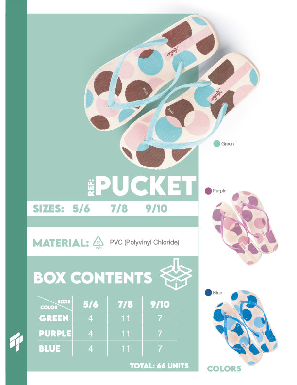 Pucket Women - Blue/Green/Purple