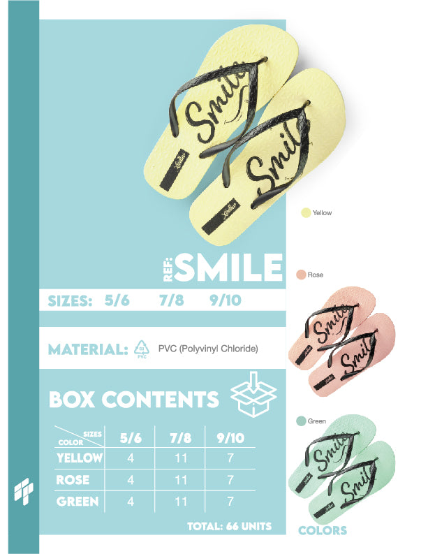 Smile Women - Green/Pink/Yellow